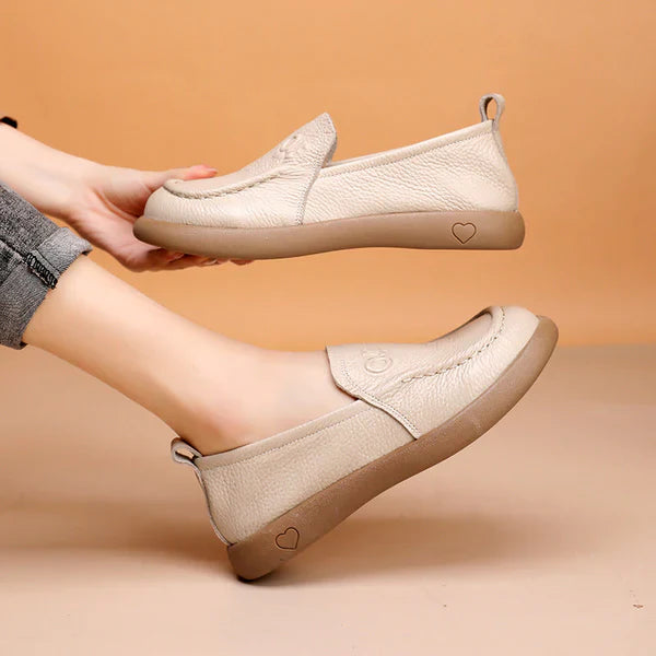🐂Rundspitze Lederschuhe