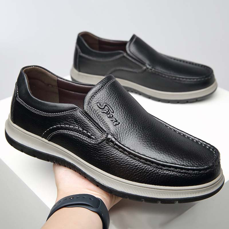 Herren-Slipper aus echtem Leder