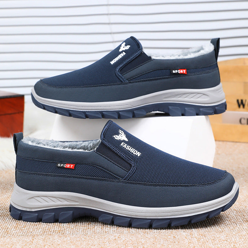 Rutschfeste klobige Wanderschuhe