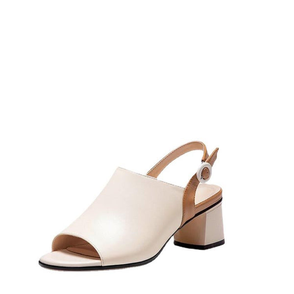 tacones altos con boca de pez 