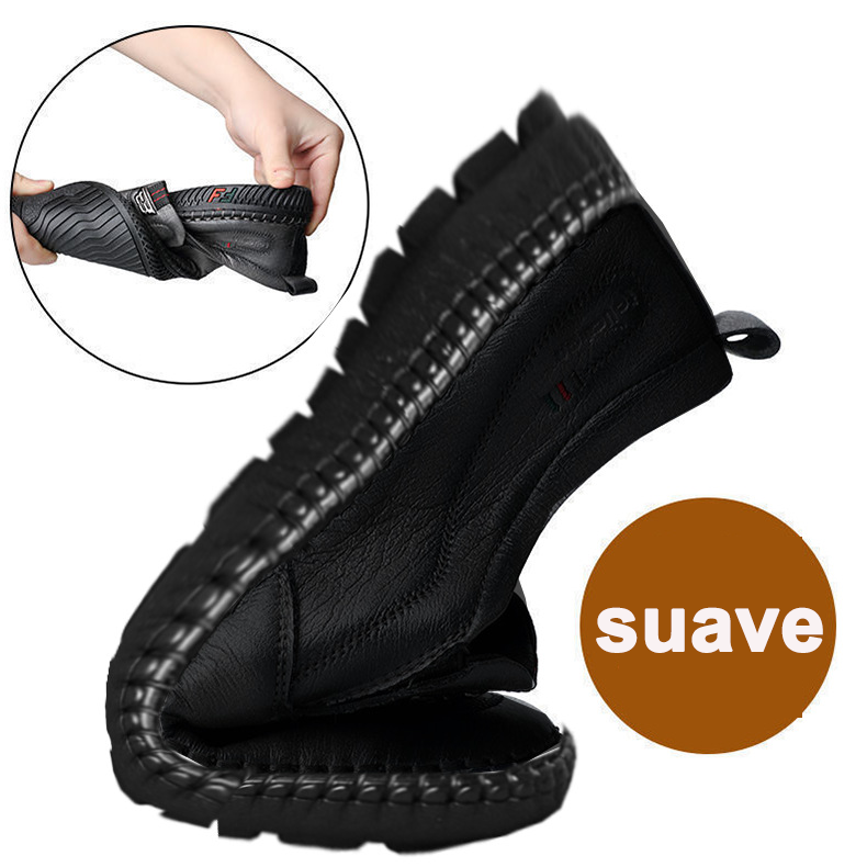 Lässige Herrenschuhe aus echtem Leder