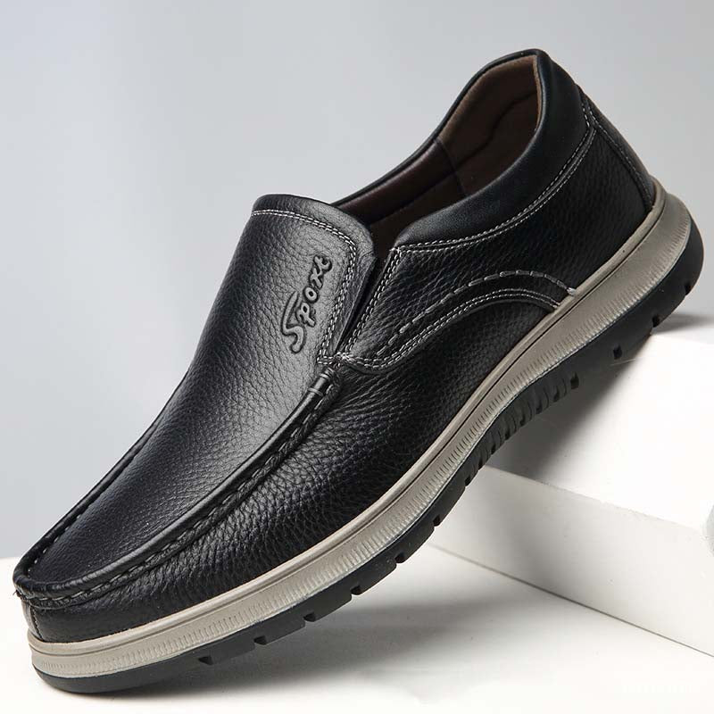 Herren-Slipper aus echtem Leder