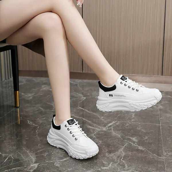 Damen-Freizeitschuhe (schwarze Ferse)