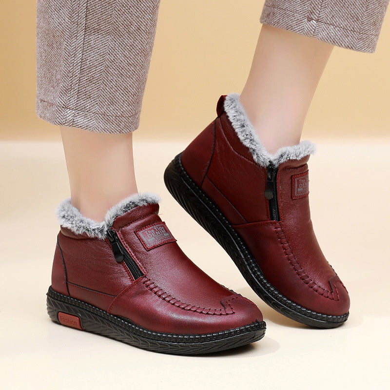 Winterliche dicke Baumwollschuhe