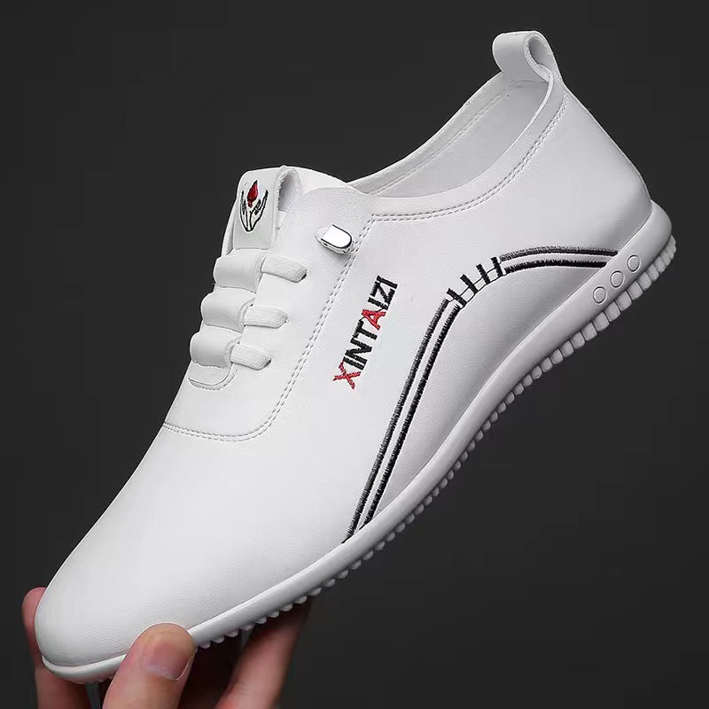 Neue Herrenschuhe aus Leder