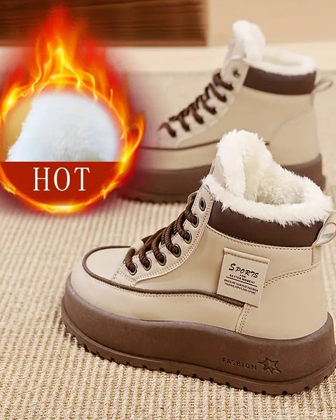 Neue koreanische Herbst- und Winter-Schneestiefel.