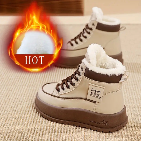 Neue koreanische Herbst- und Winter-Schneestiefel.