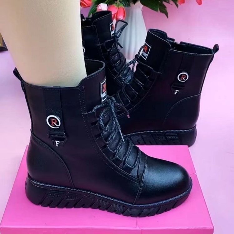 Plüsch-Martinsstiefel (Stiefeletten)