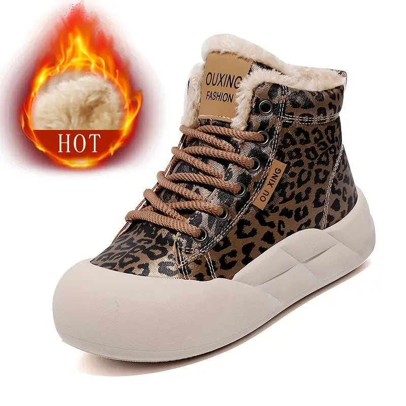 Damen High Heels mit Leopardenmuster