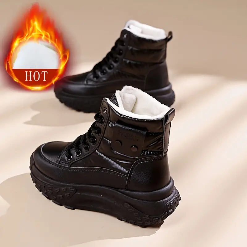 Warme, wasserdichte Winterschuhe aus Baumwolle.