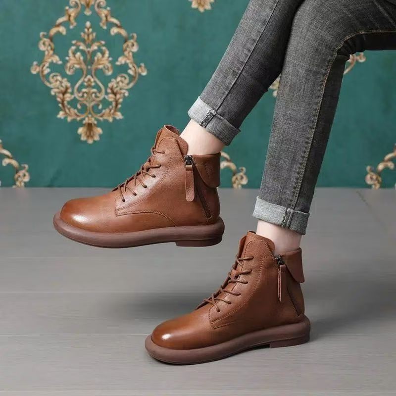 Vintage Martin Stiefel aus weichem Leder