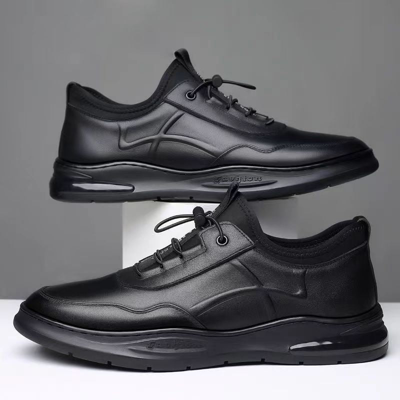 Atmungsaktive Herren Business Schuhe aus Leder.