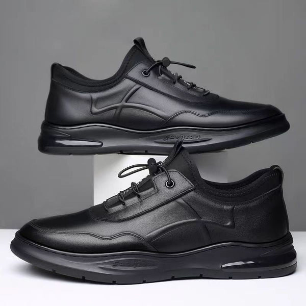 Atmungsaktive Herren Business Schuhe aus Leder.