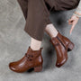 Retro-Stiefel für Mütter mit weicher Sohle