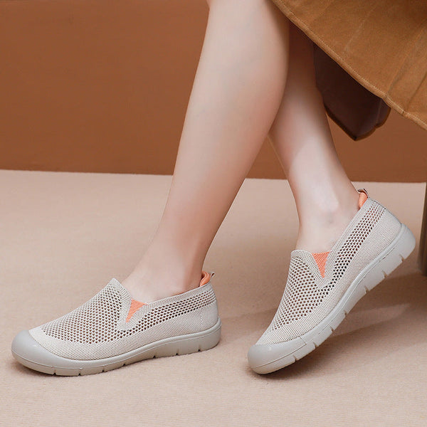 Lässige Mesh-Slipper