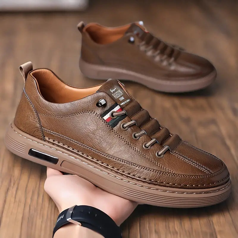 Atmungsaktive Herrenschuhe aus Echtleder (superweich)