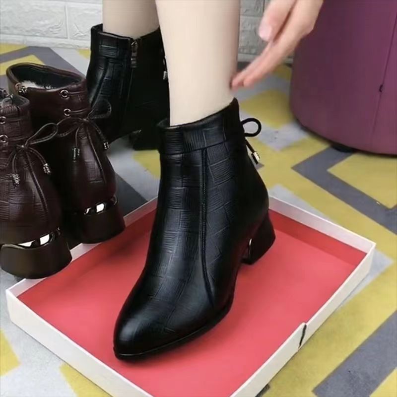 Spitze Pumps mit Schleife für Mütter