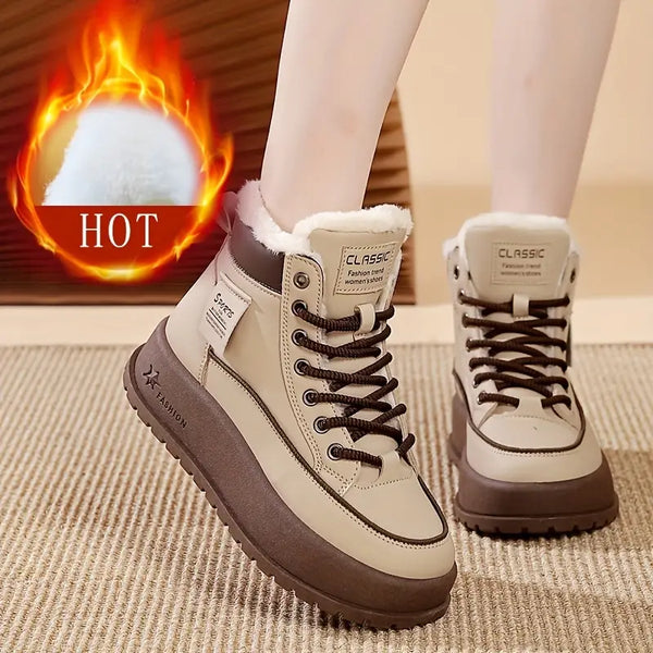 Neue koreanische Herbst- und Winter-Schneestiefel.