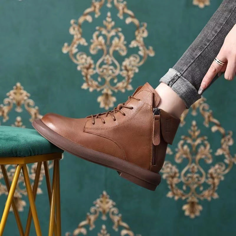 Vintage Martin Stiefel aus weichem Leder