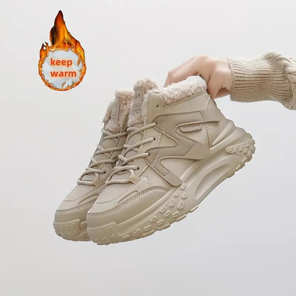 zapatos de algodón en versión coreana