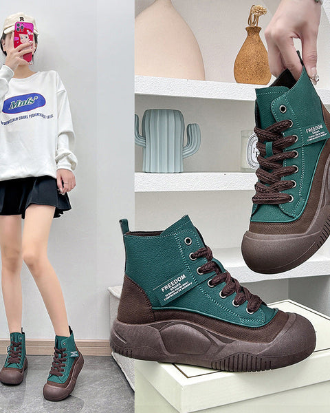 Botas altas de moda para mujer. 