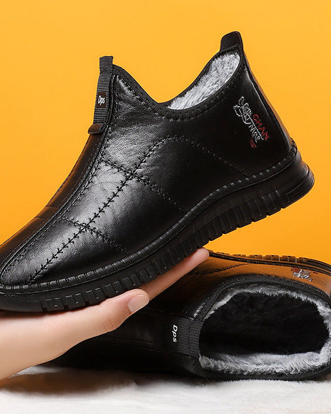 Winterliche Dad-Schuhe aus Wolle
