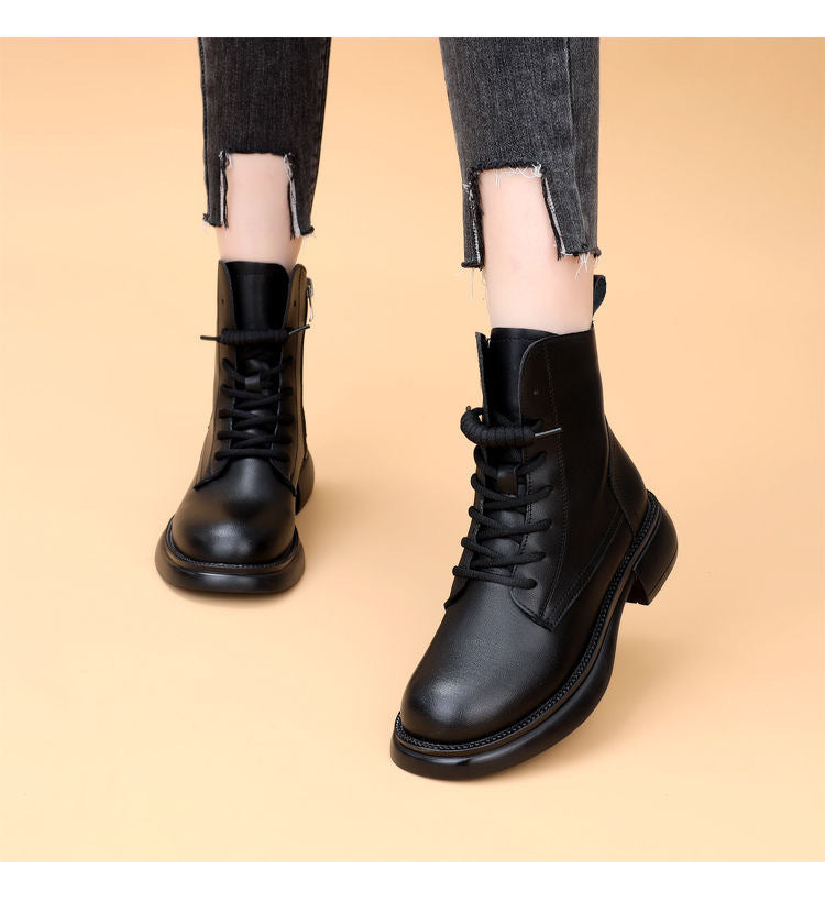 Weiche Martin-Lederstiefel