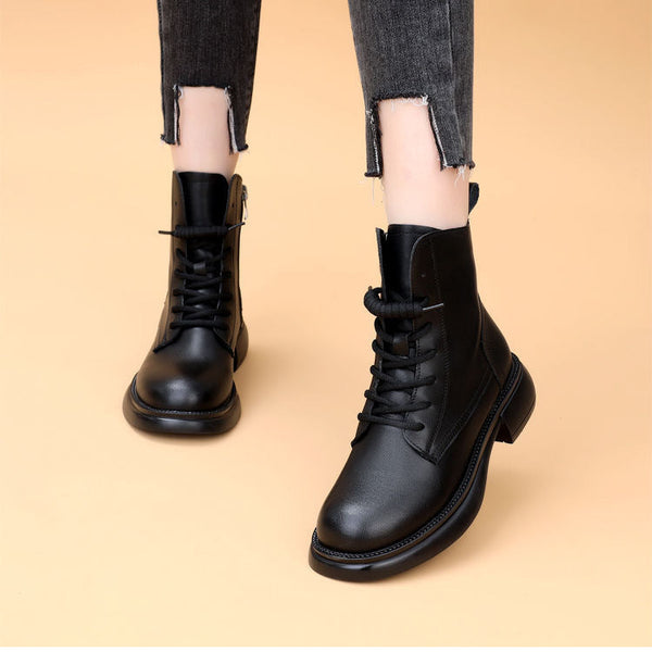 Weiche Martin-Lederstiefel