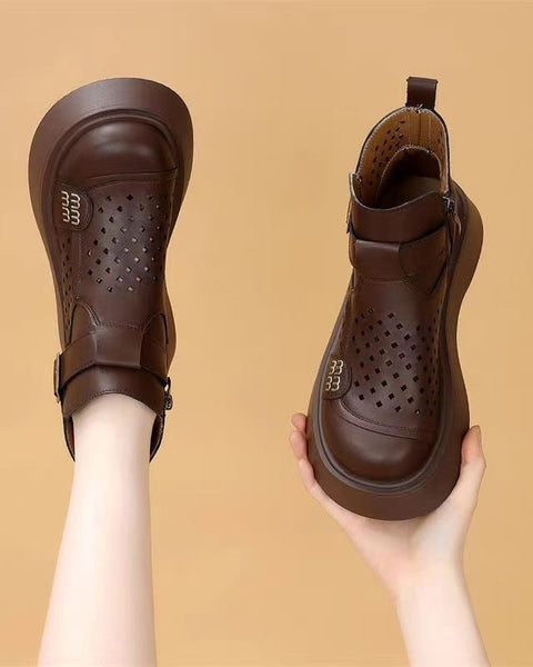 Neue hohle Plateausandalen 2025