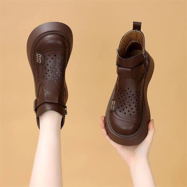 Neue hohle Plateausandalen 2025