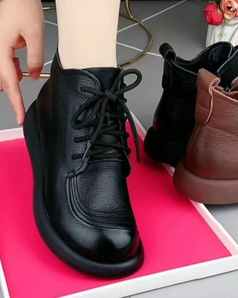 2025 botas cortas de cuero nuevas 