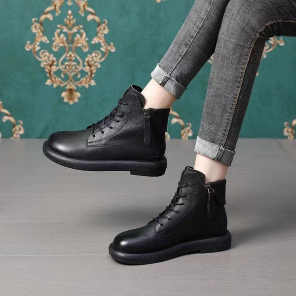 Vintage Martin Stiefel aus weichem Leder