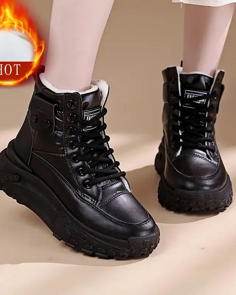 Warme, wasserdichte Winterschuhe aus Baumwolle.