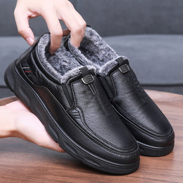 Herren-Winterschuhe aus Leder
