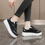 2025 Lässige Schuhe mit dicker Sohle und niedrigem Schaft