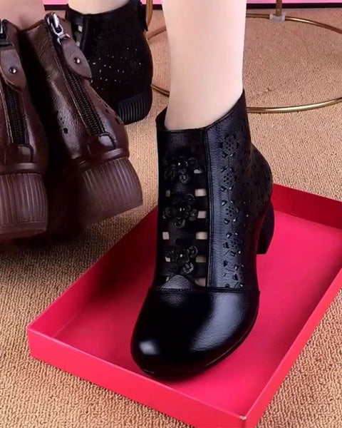 Damensandalen mit Cut-Outs
