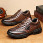 FASHION - runde Business-Lederschuhe