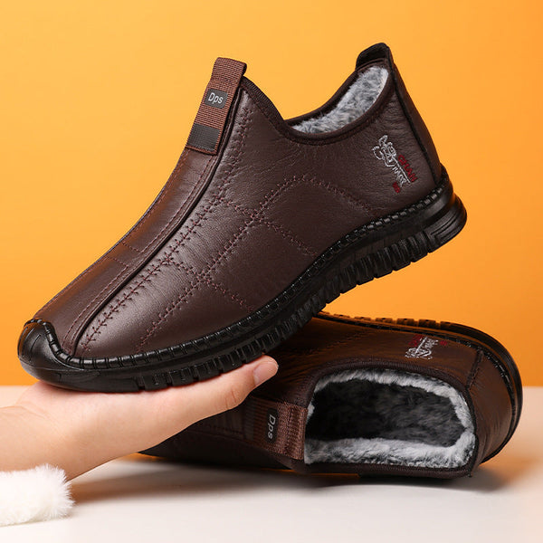 Winterliche Dad-Schuhe aus Wolle