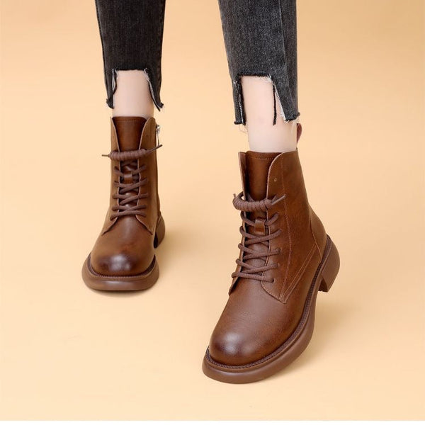 Weiche Martin-Lederstiefel