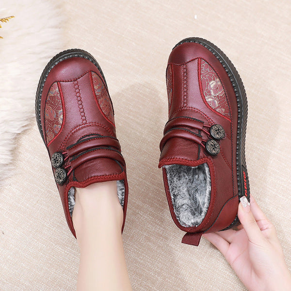 Dicke und warme Schneestiefel