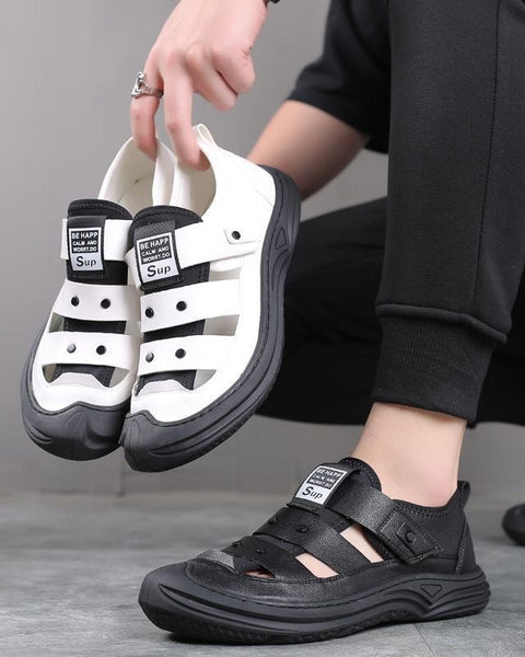 Sandalias casuales de punta cerrada para hombre 