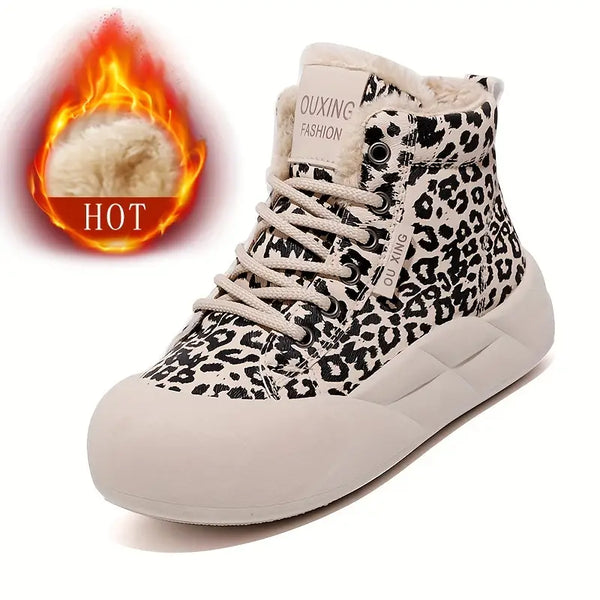 Damen High Heels mit Leopardenmuster