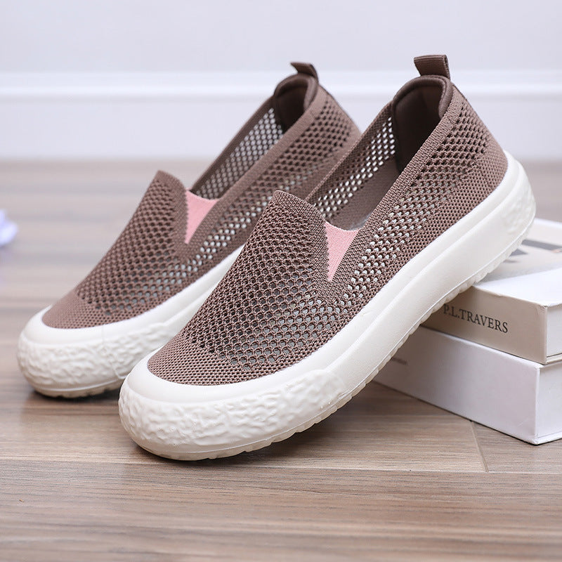 Lässige Mesh-Slipper