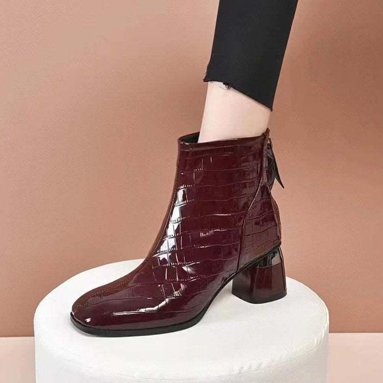 Eckige Stiefeletten