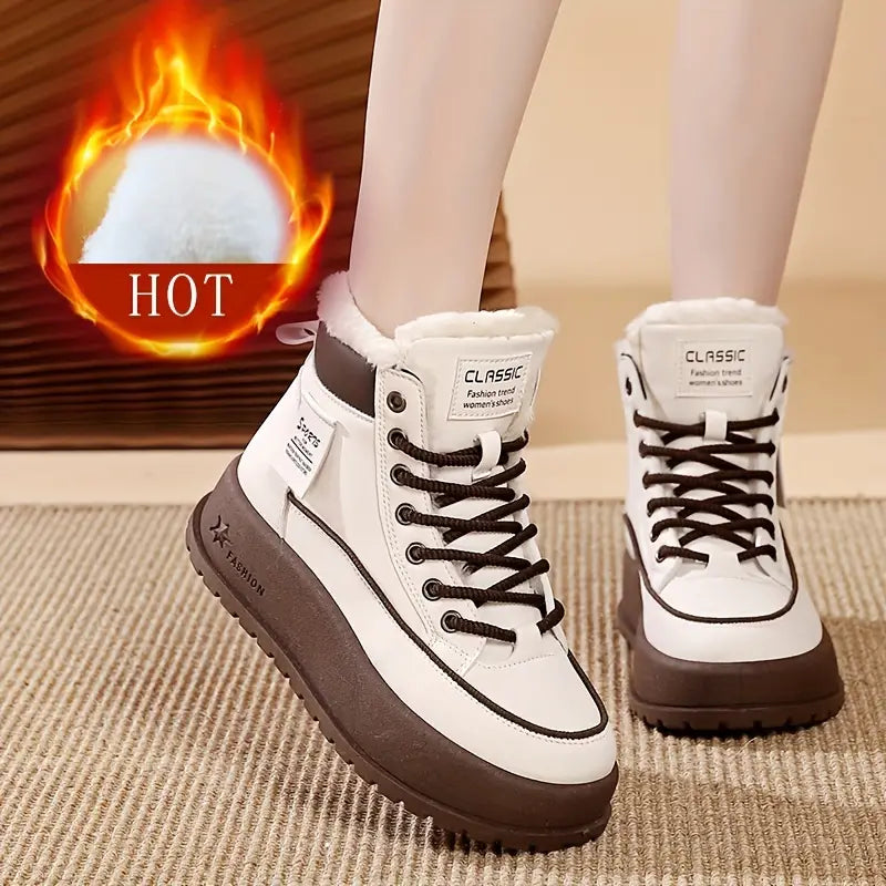 Neue koreanische Herbst- und Winter-Schneestiefel.