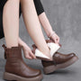 Damen-Winterstiefel aus Wolle (wadenhoch)