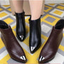Neue Martin-Stiefel (geprägte Lederstiefel)