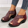Neue sommerliche Diamant-Sandalen