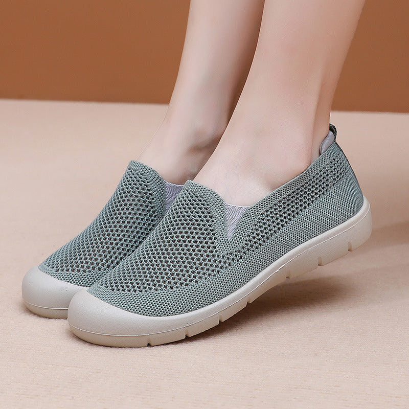 Lässige Mesh-Slipper