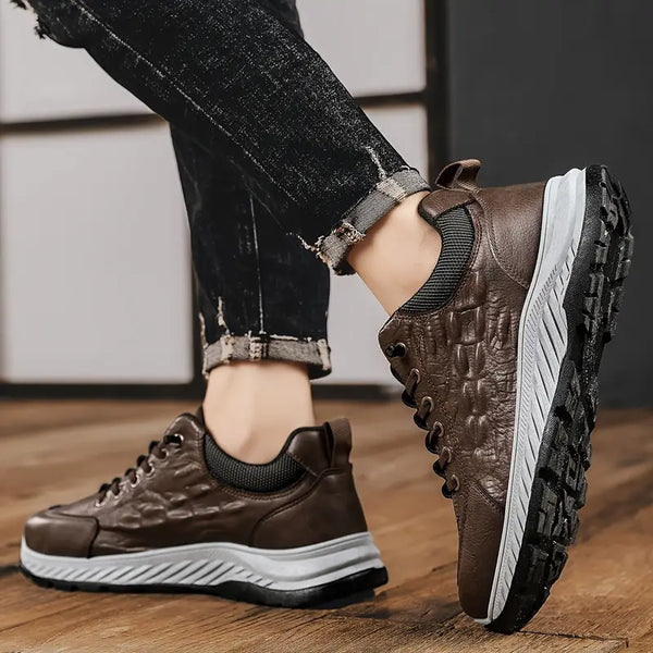 2025 nuevos zapatos casuales de cocodrilo 